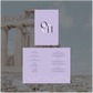 Athens Standing Table Menu