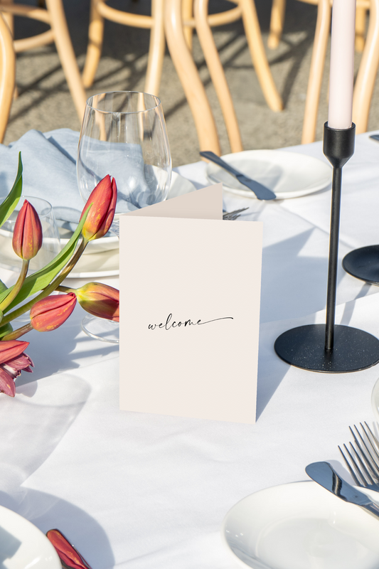 Auckland Standing Table Menu