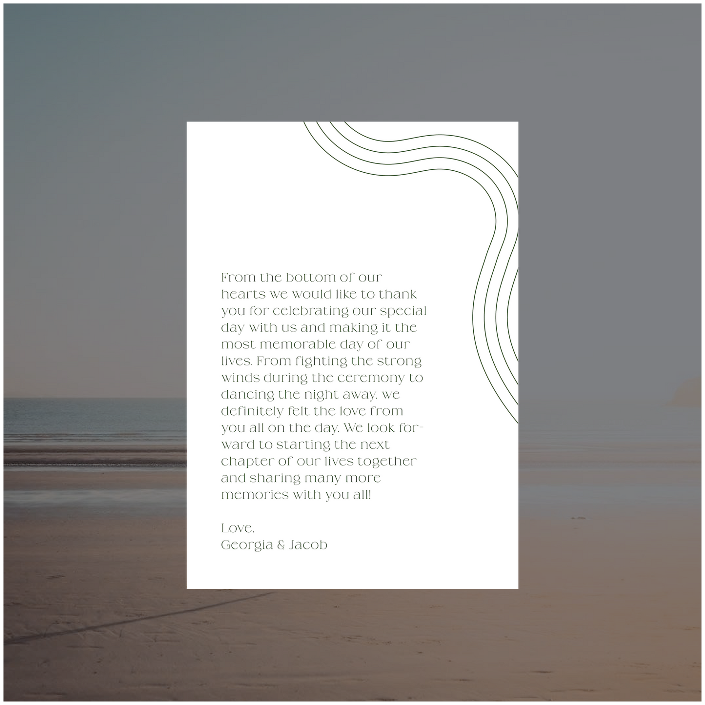 Brisbane Thank You Card