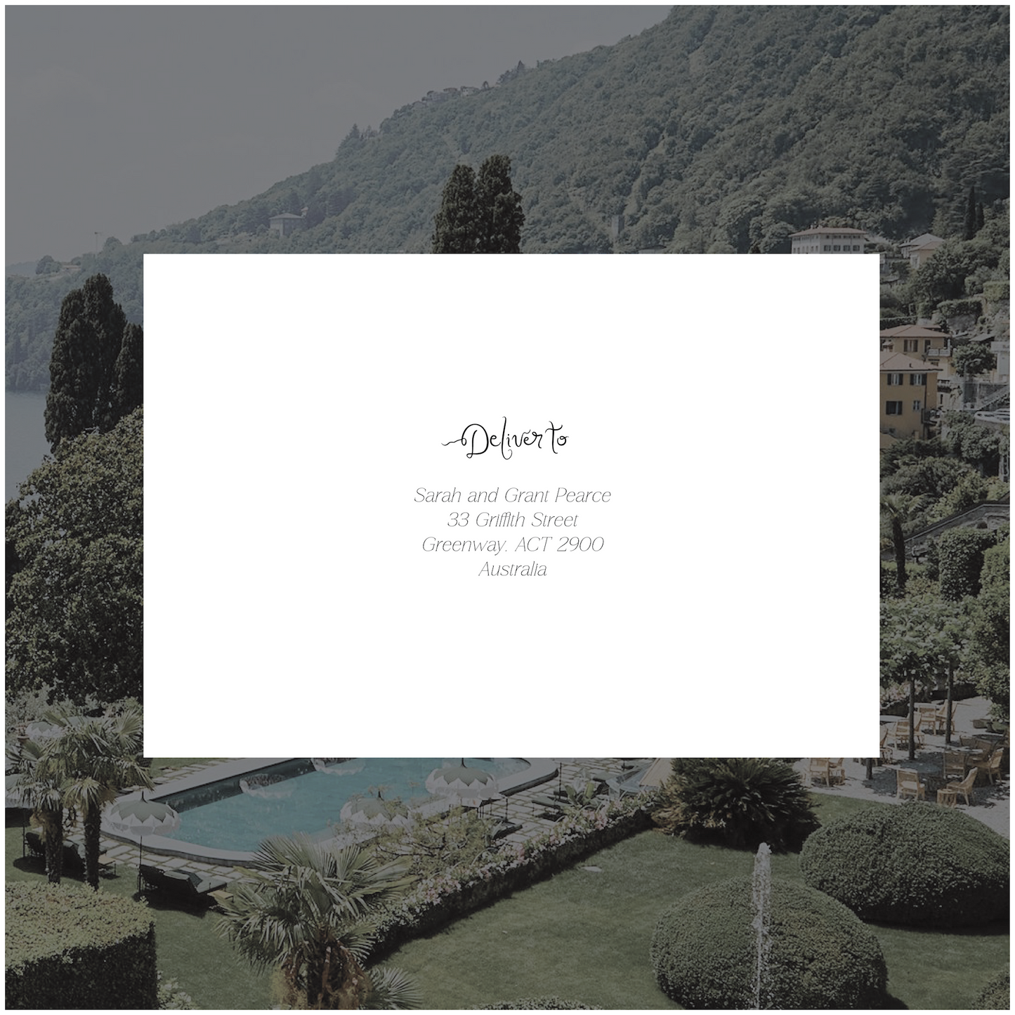 Como Thank You Card