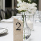 Hire Travertine Tall Table Numbers
