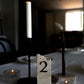 Hire Travertine Tall Table Numbers