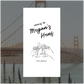 Golden Gate Event Linen Sign