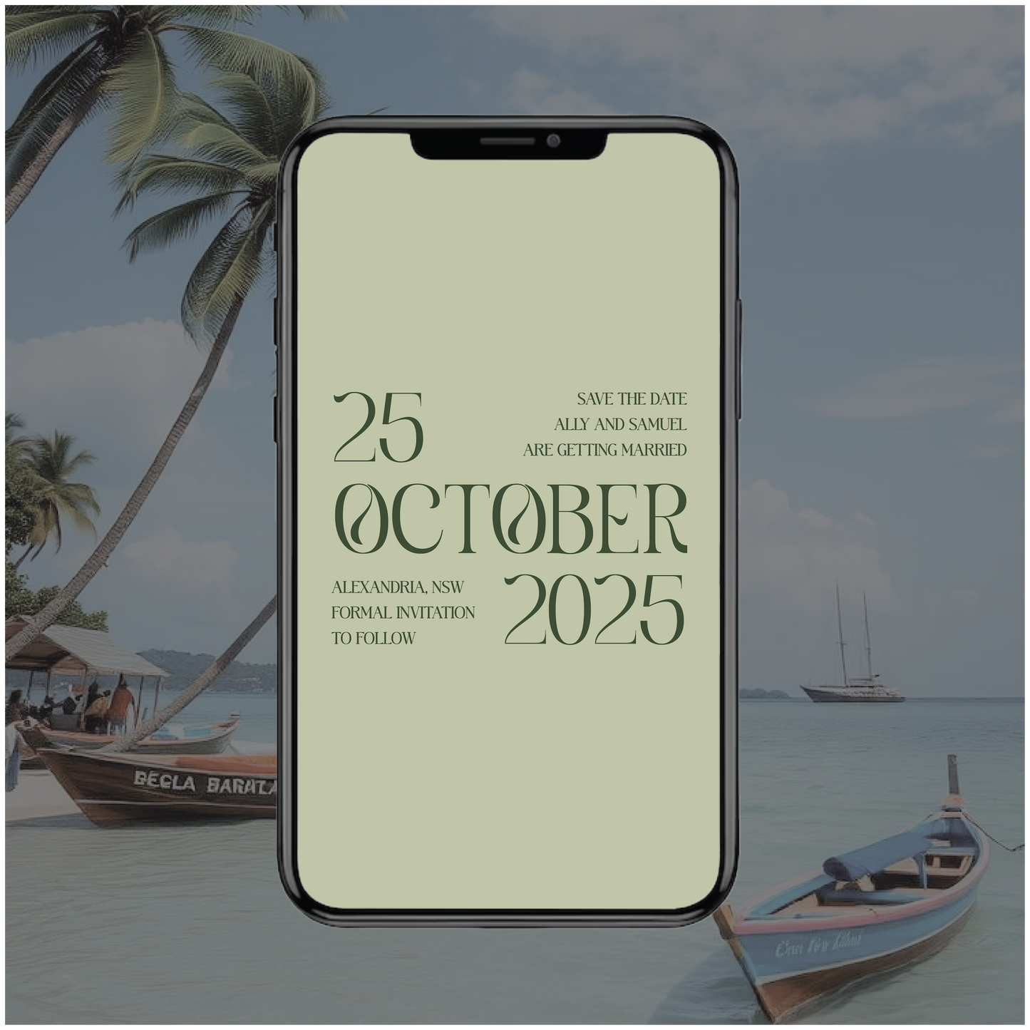 Hua Hin Digital File Save The Date