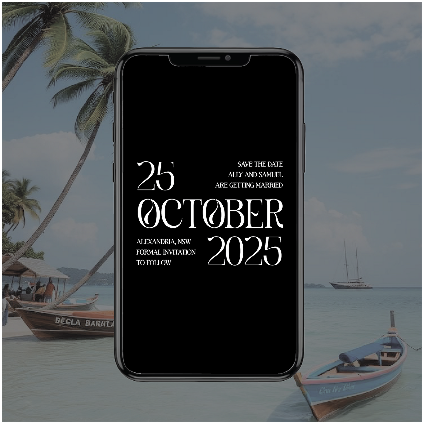 Hua Hin Digital File Save The Date