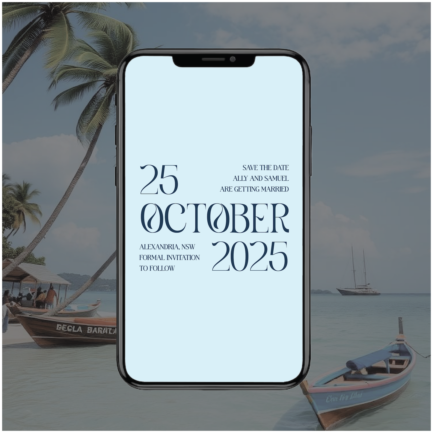 Hua Hin Digital File Save The Date