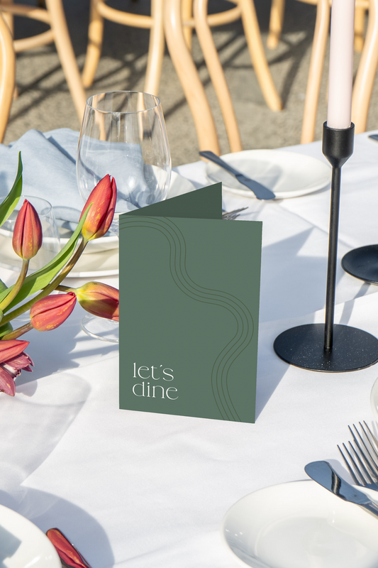Melbourne Standing Table Menu