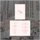 New York Standing Table Menu