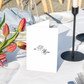 New York Standing Table Menu