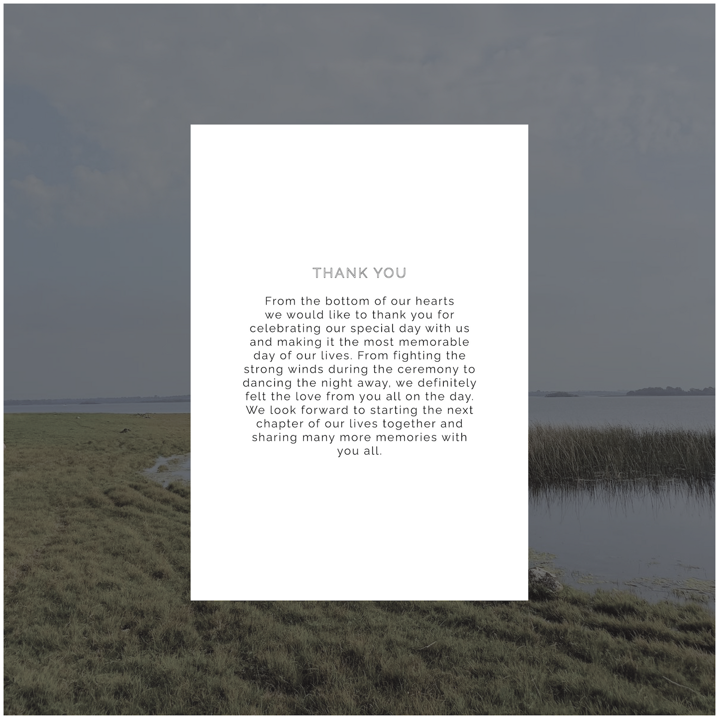 Shannon Thank You Card