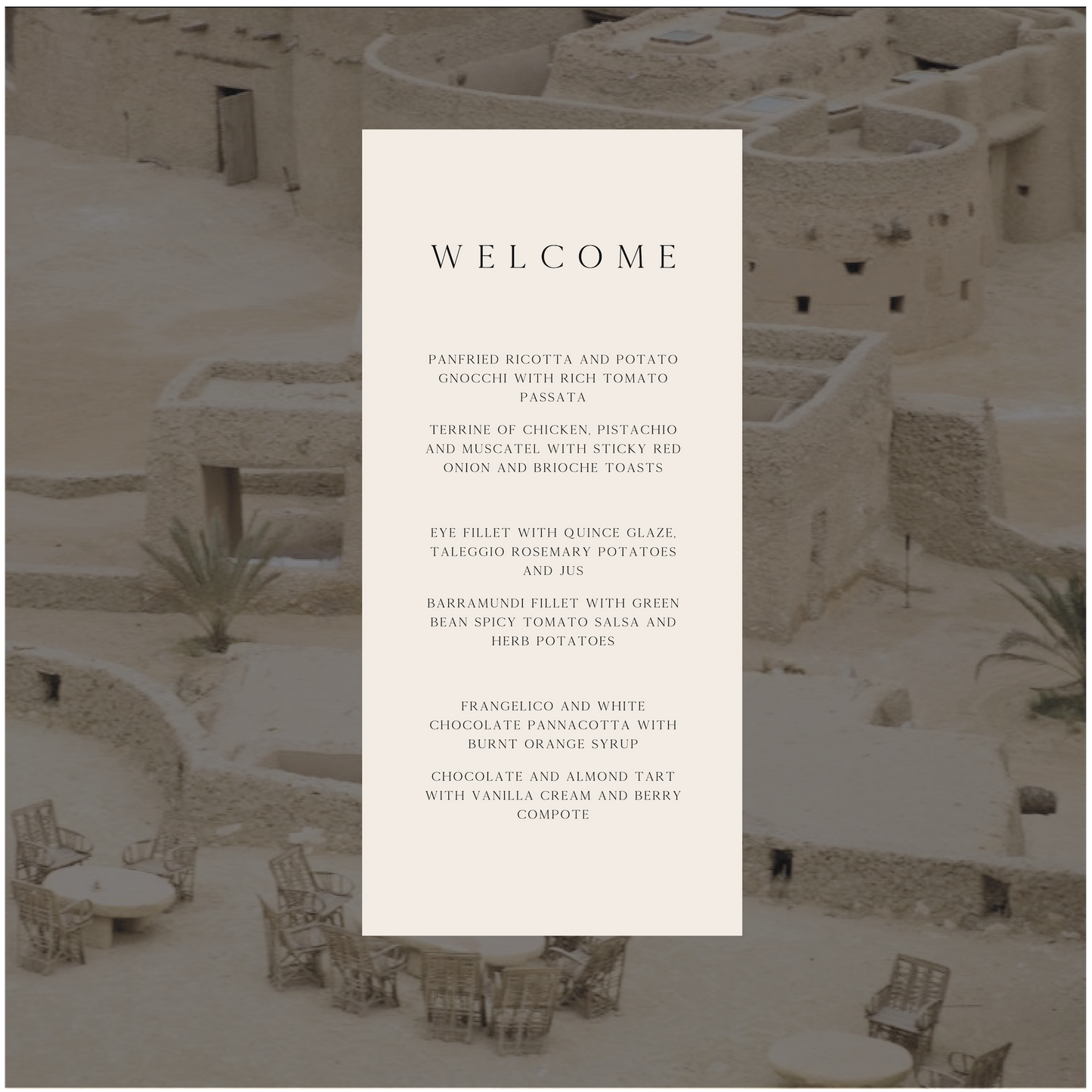 Siwa Menu