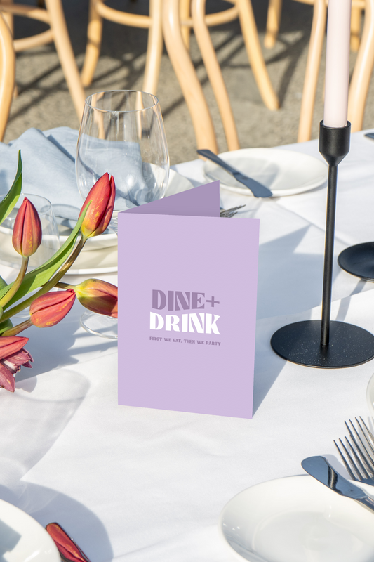 Tulum Standing Table Menu