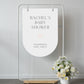 Blue Grotto Baby Shower Welcome Sign
