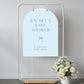 Blue Grotto Baby Shower Welcome Sign