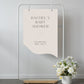 Blue Grotto Baby Shower Welcome Sign
