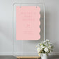 Blue Grotto Baby Shower Welcome Sign