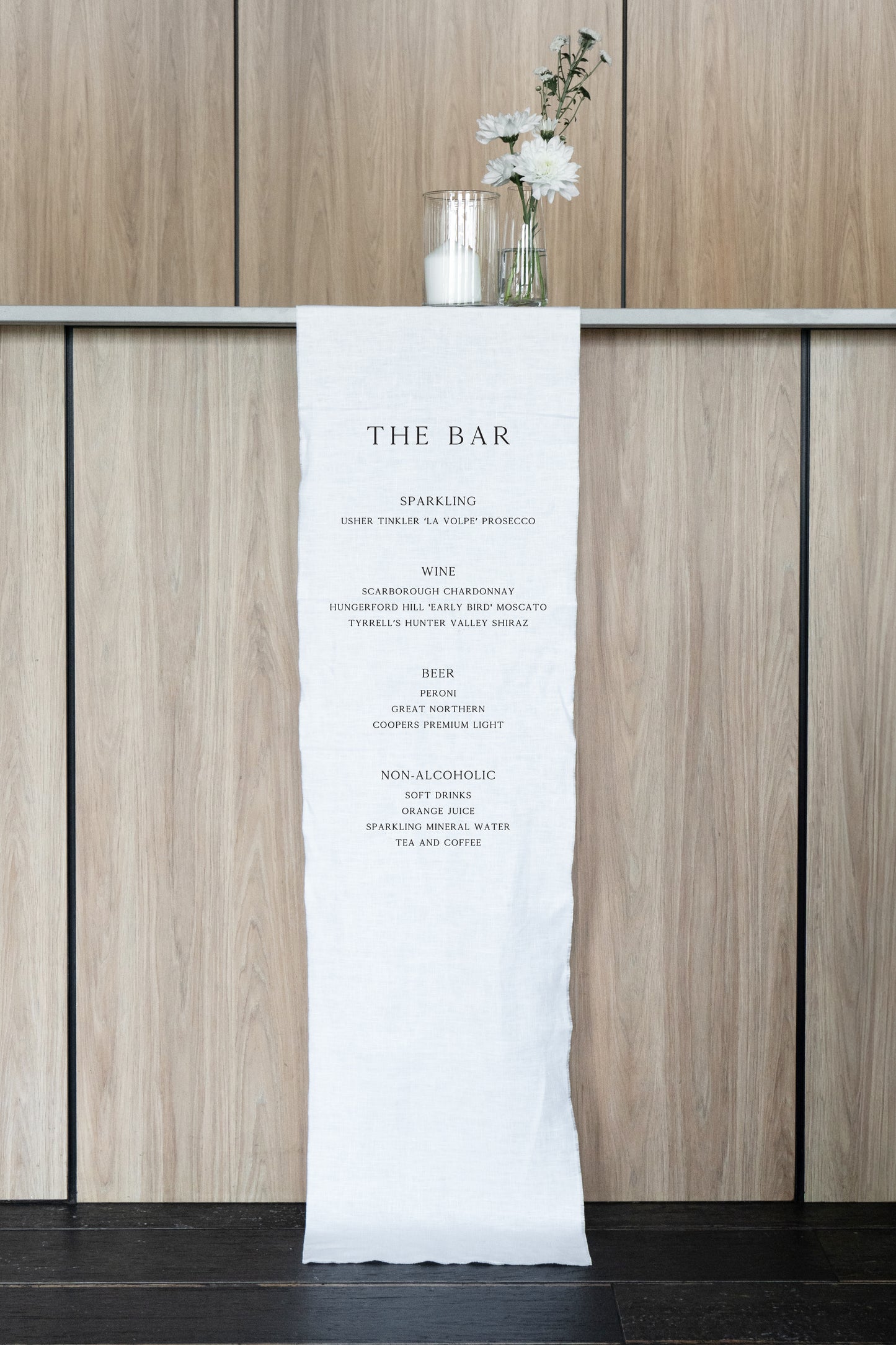 Aswan Linen Bar Sign