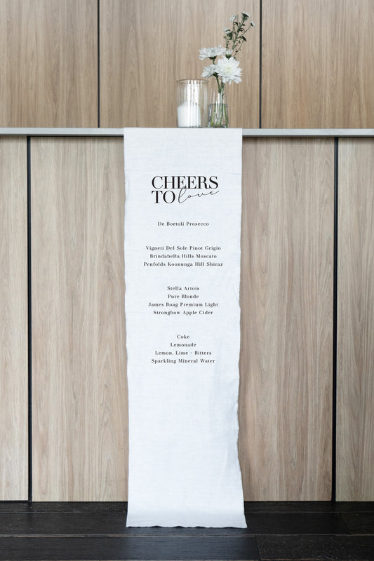 Toulouse Linen Bar Sign