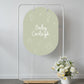 Grand Prismatic Baby Shower Welcome Sign