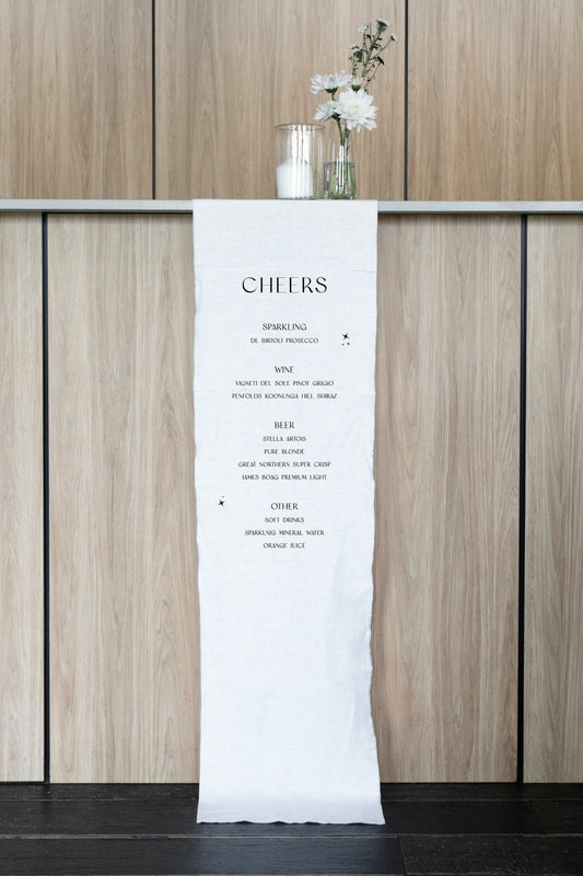 Arborg Linen Bar Sign