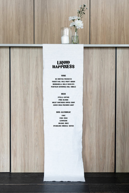 Cancun Linen Bar Sign