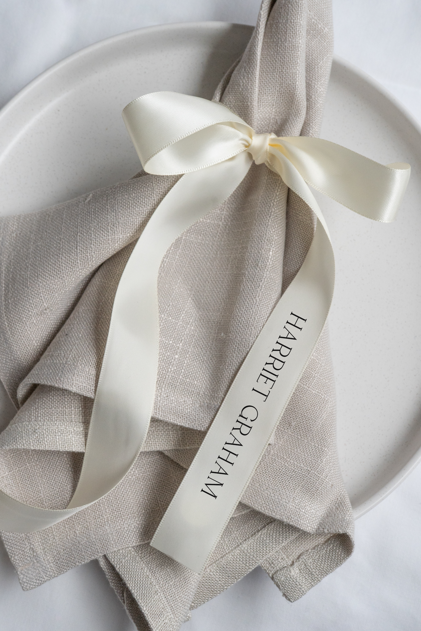 Printed Ribbon Placecards