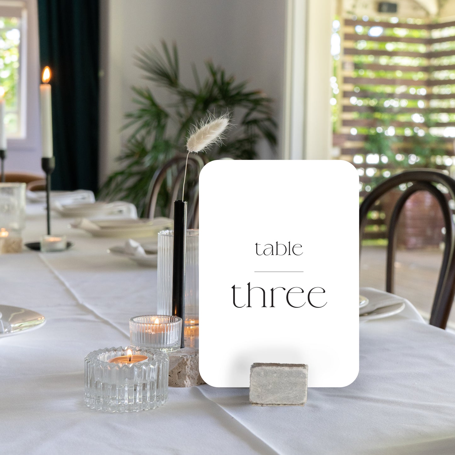 Hire Table Numbers